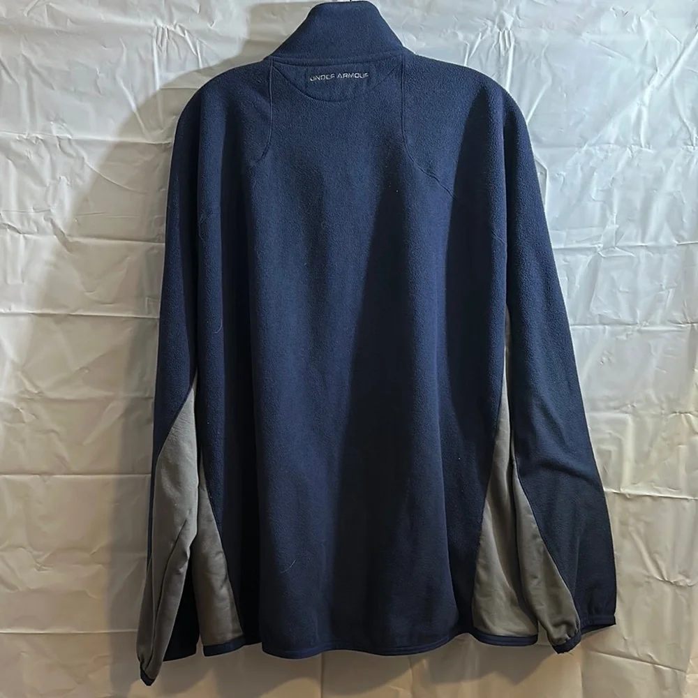 Under Armour Navy and grey full zip Fleece size XL extra large